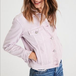 American Eagle Lavender Distressed Jacket BNWT
